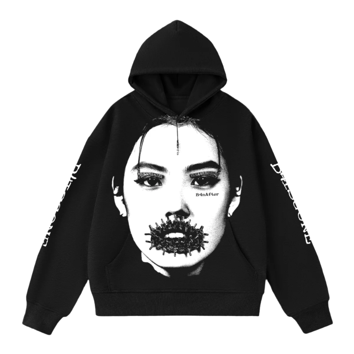 B4 Silence Heavyweight Cropped Hoodie