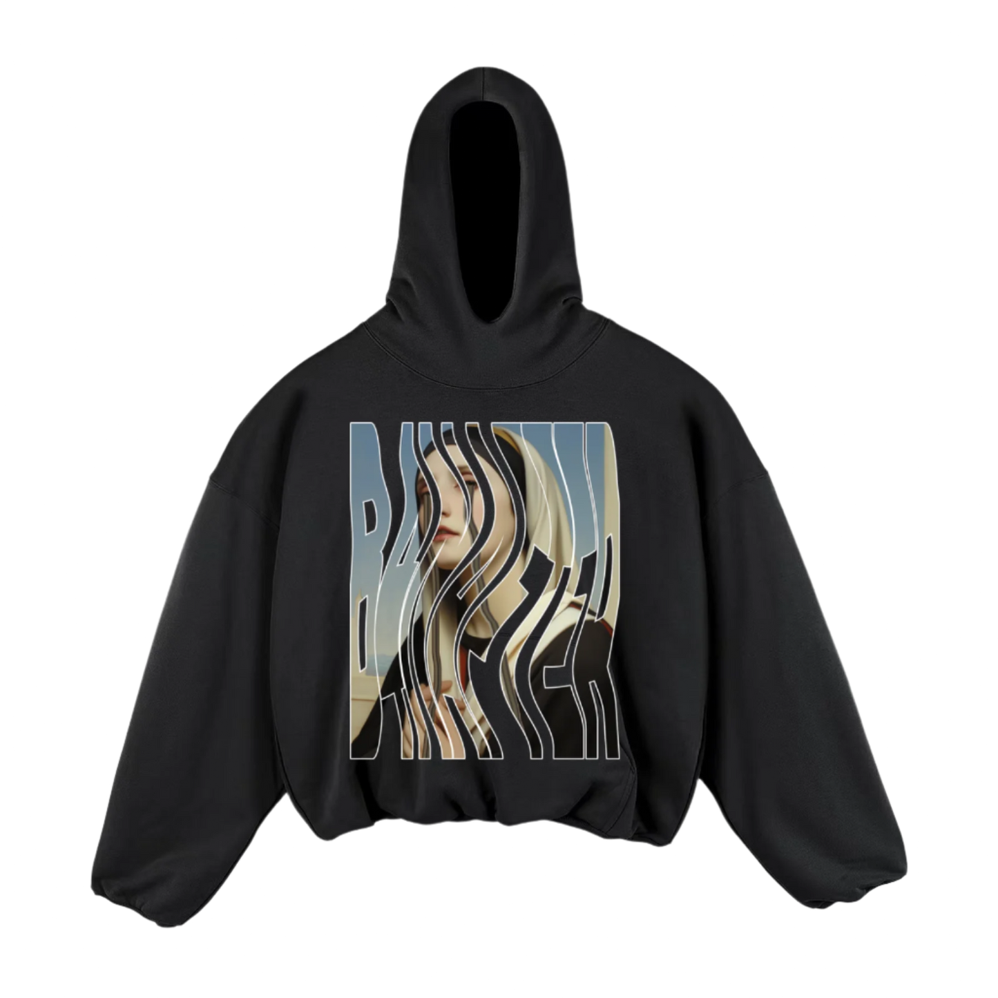 Afterglow Distortion Super Oversized Hoodie